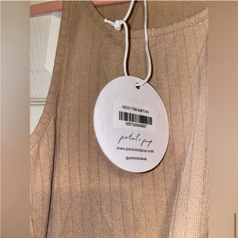 🆕(NWT) PETAL & PUP 🌸High Neck Maxi Bodycon Sundress with Cutouts. Size 2. - Picture 10 of 12